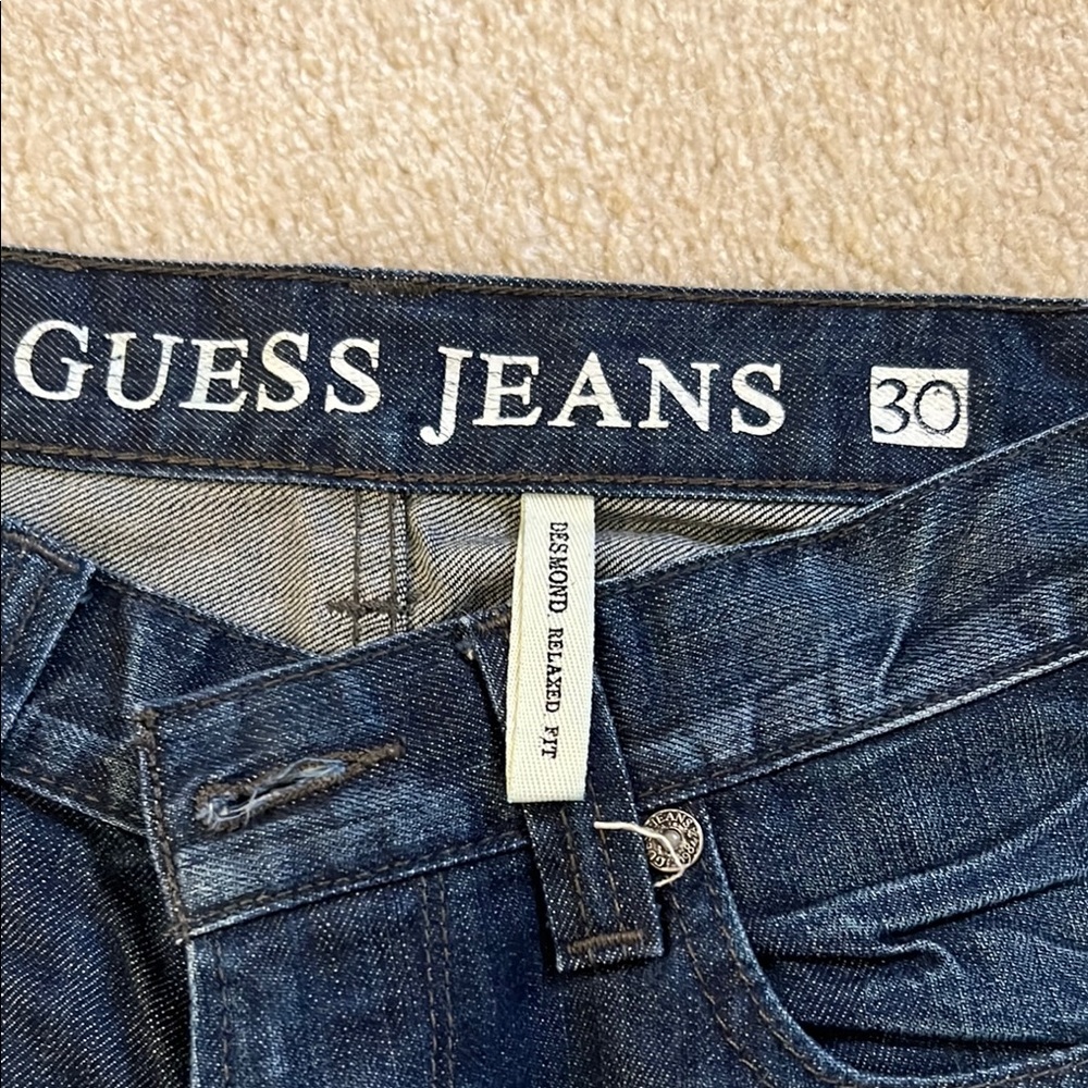 Guess Men's Relaxed Fit Jeans - Blue